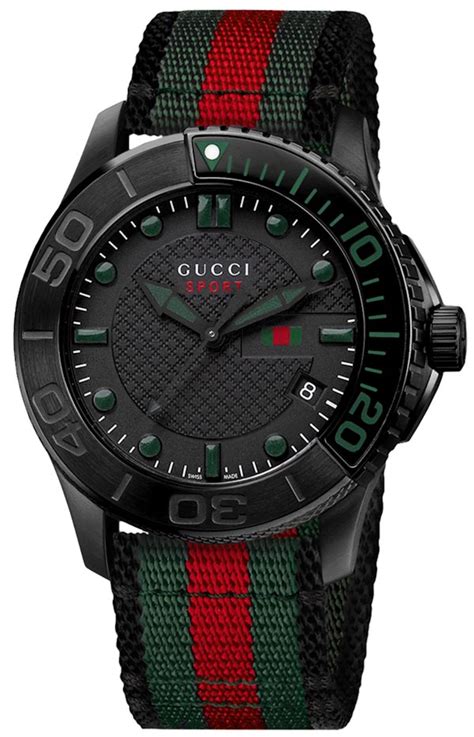 gucci men's timeless sports watch